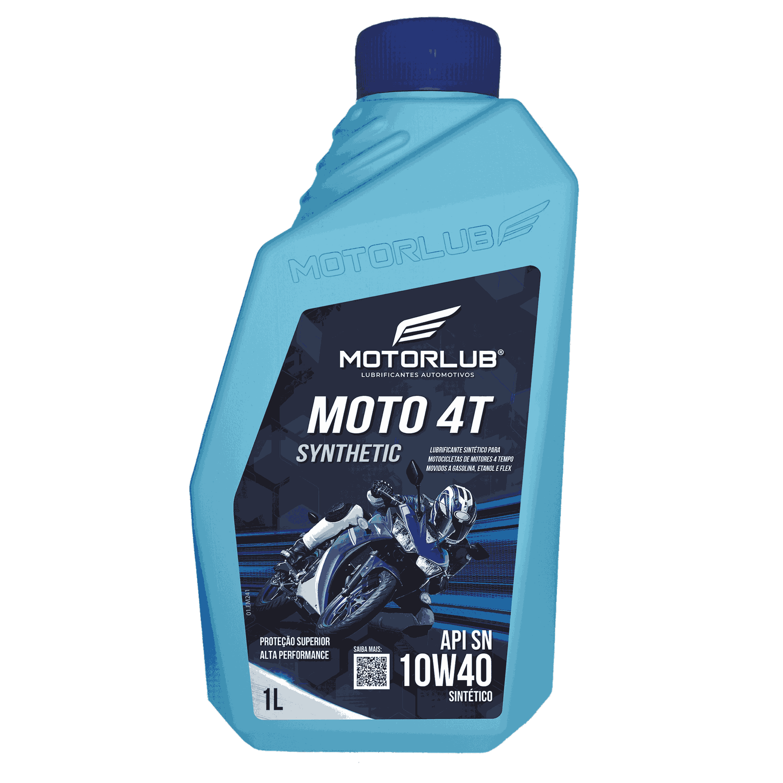 Motorlub Sintético 10W40 Moto 4T API SN