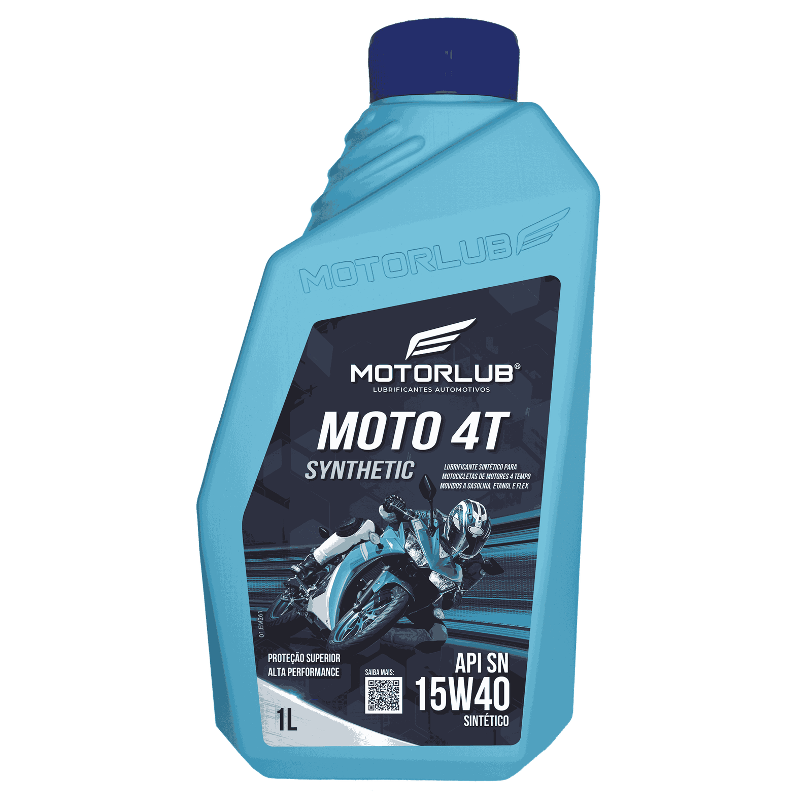 Motorlub Sintético 15W40 Moto 4T API SN