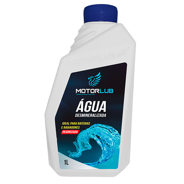 Água Desmineralizada Deionizada 1L