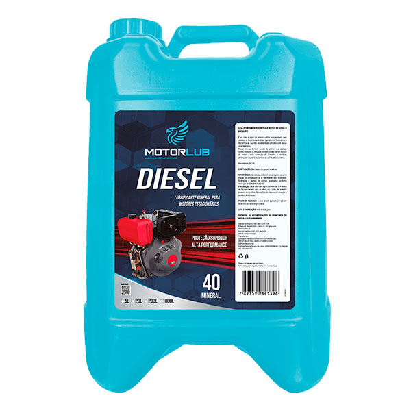 Motorlub Óleo Mineral Estacionário Diesel 40