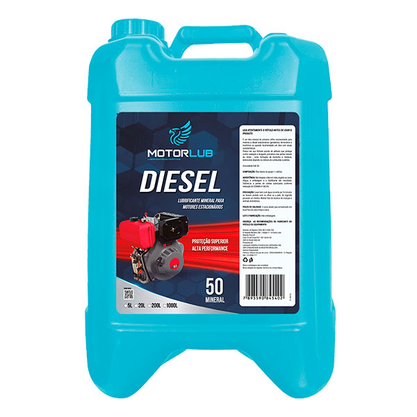 Motorlub Óleo Mineral Estacionário Diesel 50
